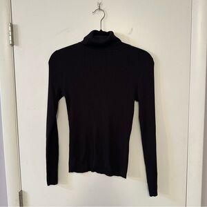 Ann Taylor Black Long Sleeve Turtleneck